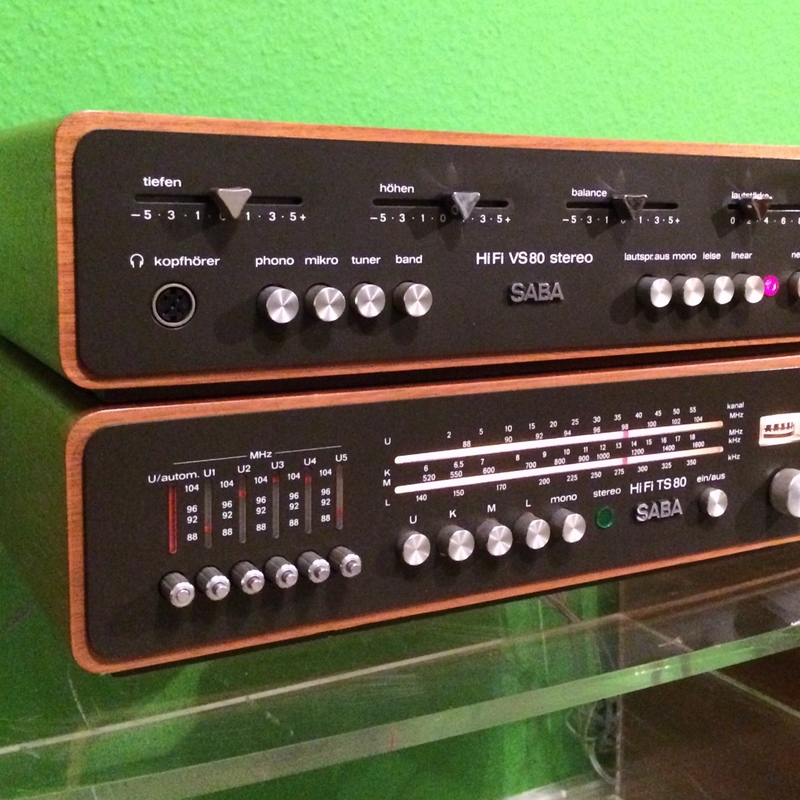Saba HiFi Stereo Anlage Amp VS-80 und Tuner TS-80