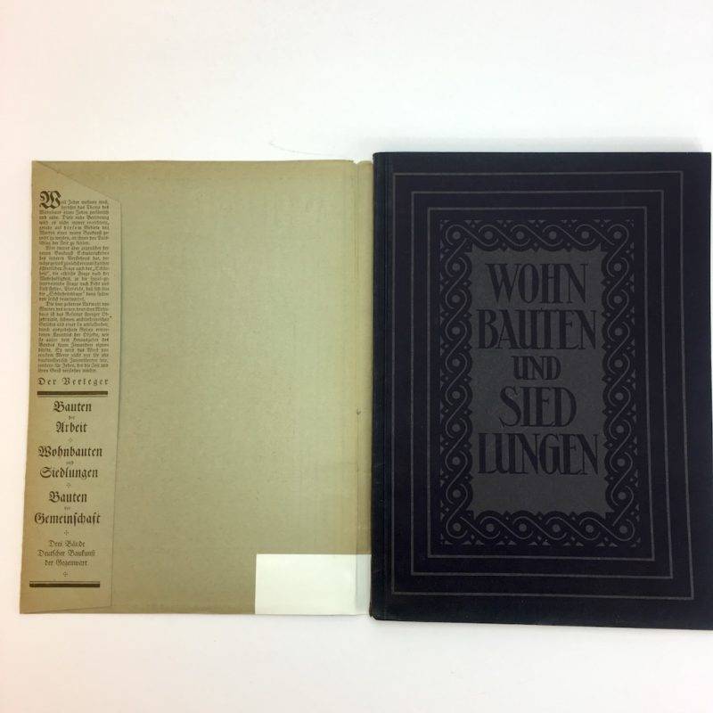 Original Ausgabe 1929 Bauhaus Design Die Blauen Bücher Wohnbauten