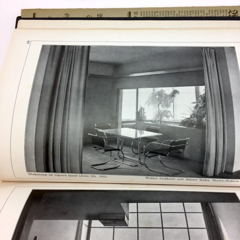 Original Ausgabe 1929 Bauhaus Design Die Blauen Bücher Wohnbauten Interior Wohnen