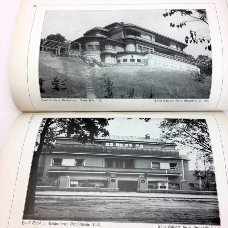 Original Ausgabe 1929 Bauhaus Design Die Blauen Bücher Wohnbauten Villa