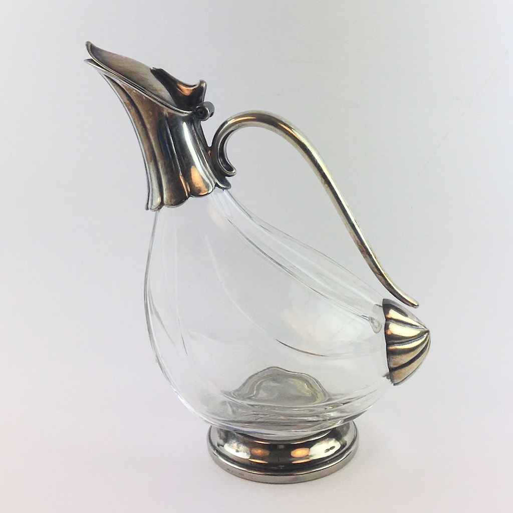 Kalte Ente 0,9 l Glas Karaffe Kanne Dekanter versilbert -&amp;gt; bei Home of ...