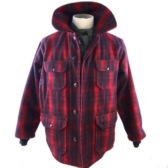 original woolrich hunter buffalo check plaid jacket