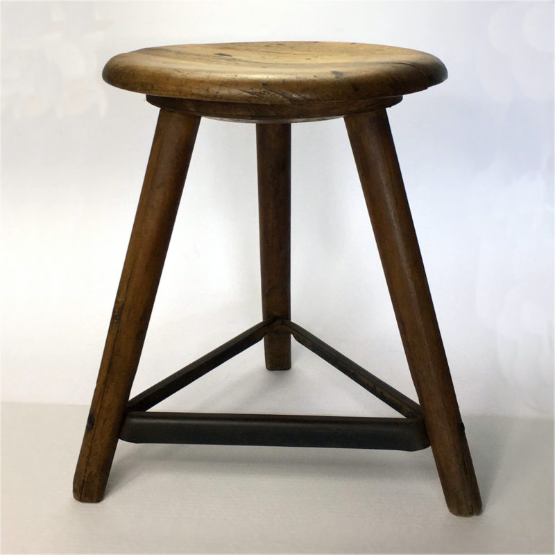 ama hocker art deco 45 cm holz