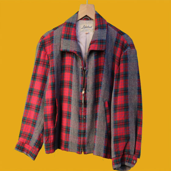 Vintage 1950s Lakeland Sportswear Plaid Jacket
