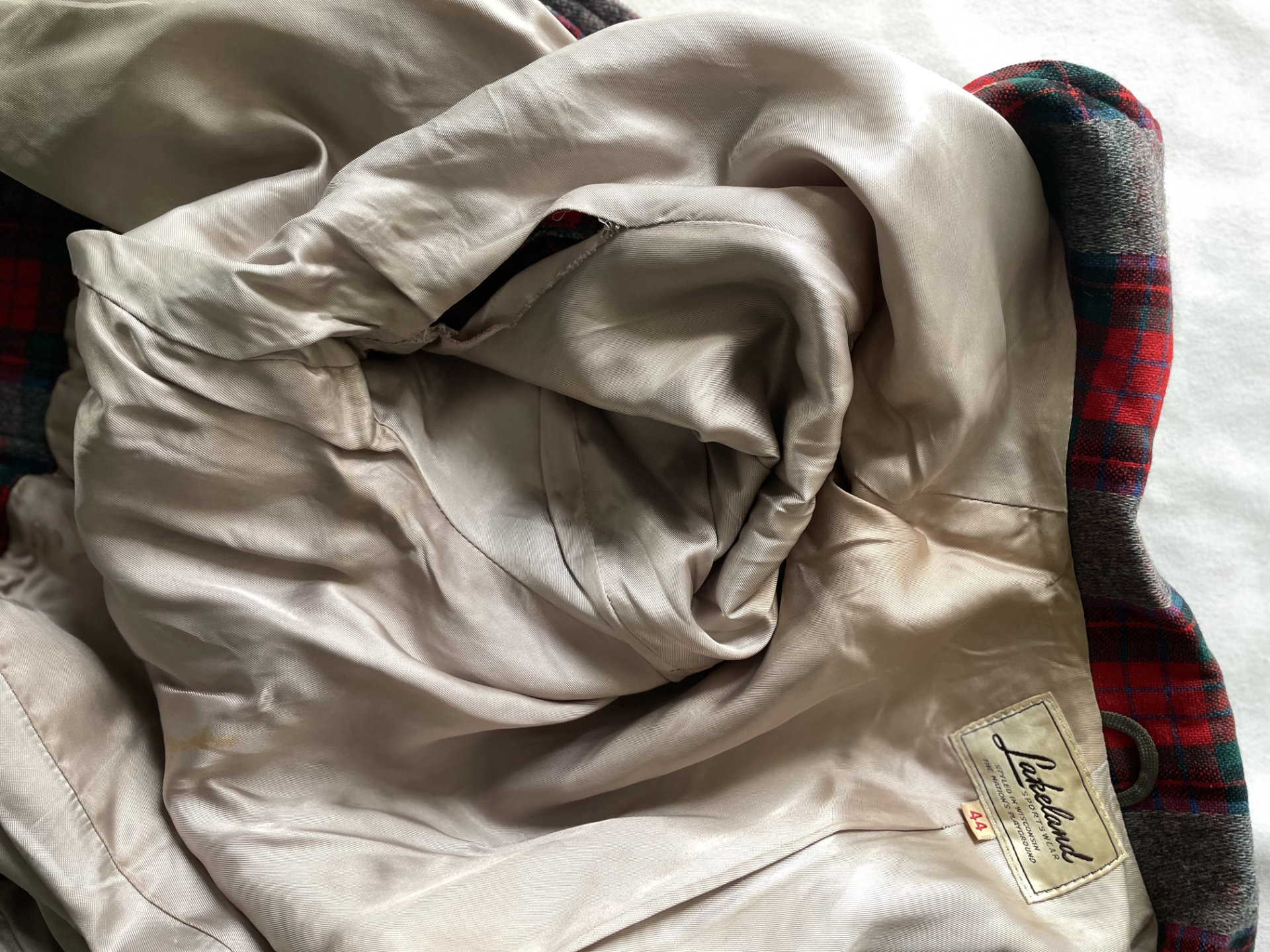 Vintage 1950s Lakeland Sportswear Plaid Jacket – Bild 19