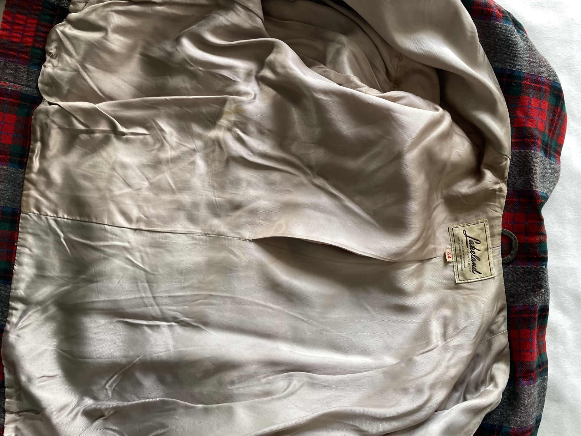 Vintage 1950s Lakeland Sportswear Plaid Jacket – Bild 20